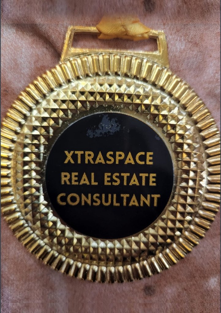 Xtraspace Real Estate Consultant commemorative medal